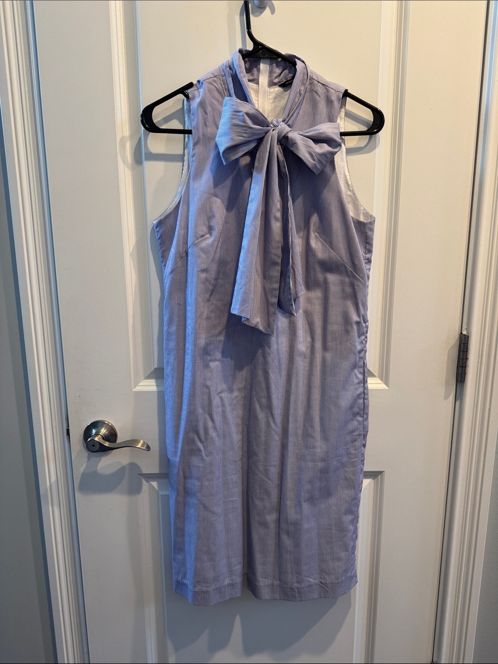 Banana Republic Riley Bow Neck Sleeveless Dress